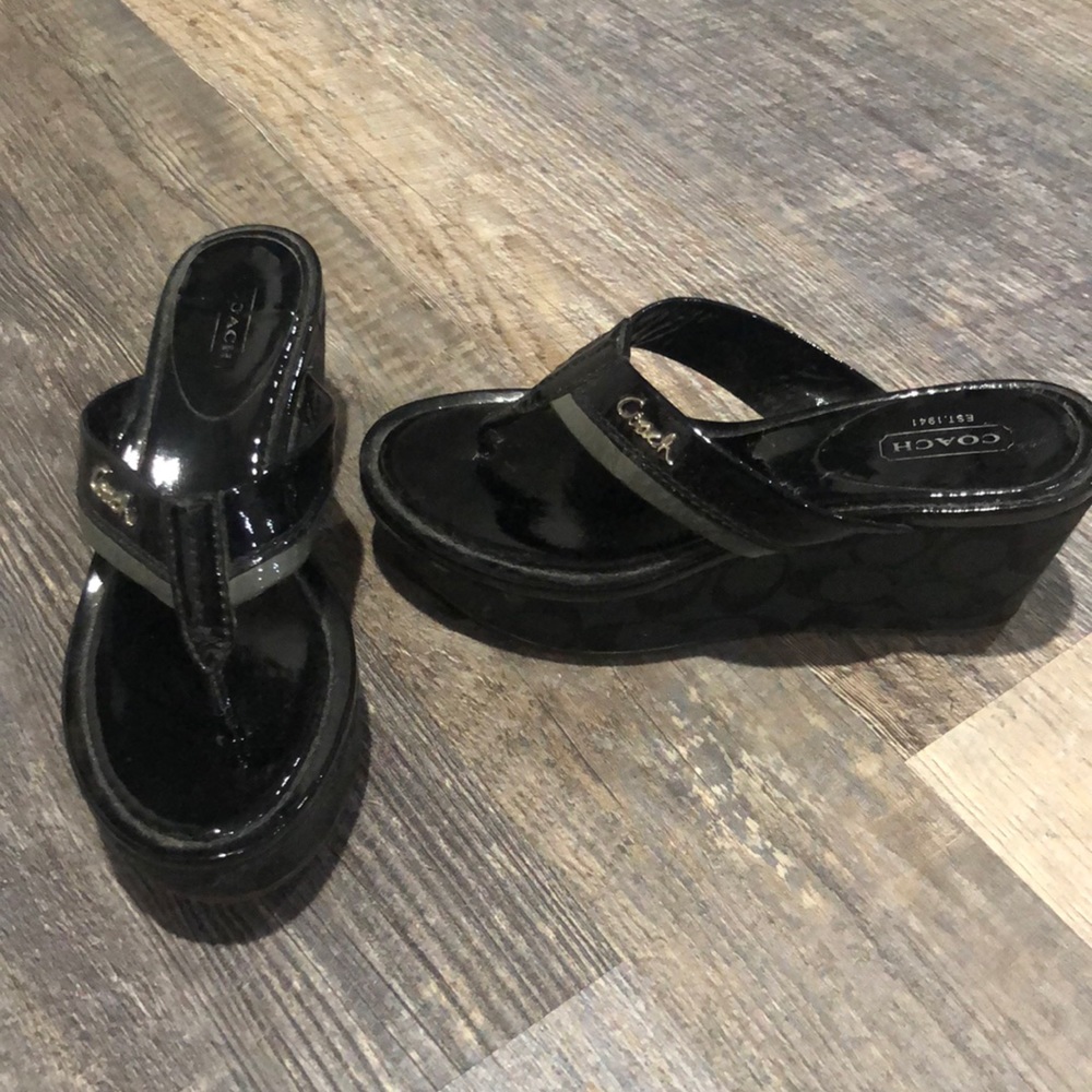 Like new Coach wedges